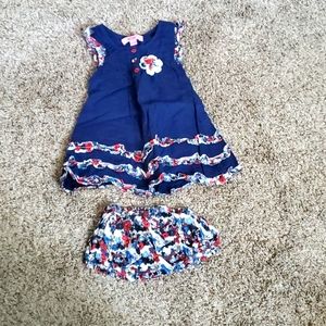 18-24 mo dress with diaper cover